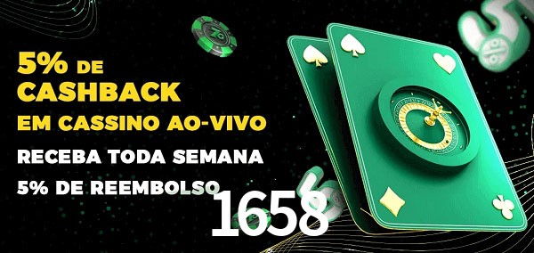 Promoções do cassino ao Vivo 1658